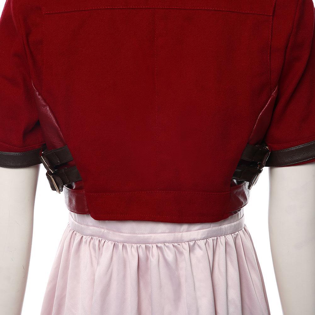Game Final Fantasy VII Remake Aerith Gainsborough Outfits Halloween Carnival Suit Cosplay Costume