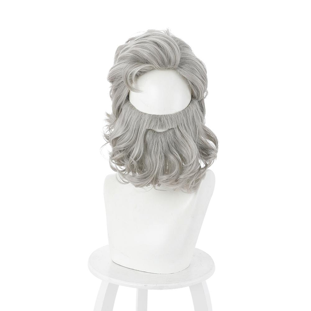Movie The Christmas Chronicles Santa Claus Cosplay Wig Halloween Costume Accessories