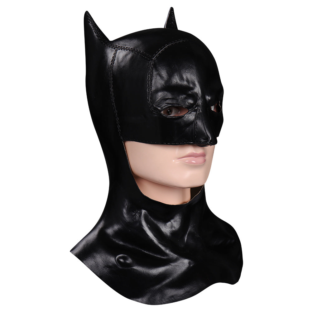 Movie The Batman 2022-Bruce Wayne Latex Mask Cosplay Batman Masks Masquerades
