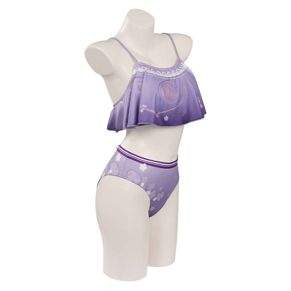 Game Genshin Impact Baal Raiden Shogun Cosplay Party Costume Swimsuit Set Festival UUstyle®