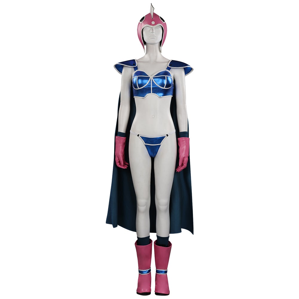 Anime Dragon Ball Z Chichi Cosplay Costume Outfit Festival Christmas Carnival Party