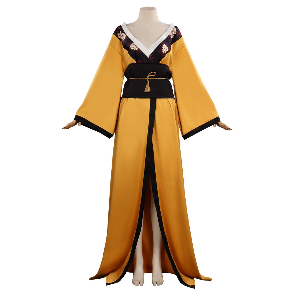 TV The Witcher 3: Wild Hunt Ciri Kimono Cosplay Costume Skirt Dress Festival Carnival Christmas