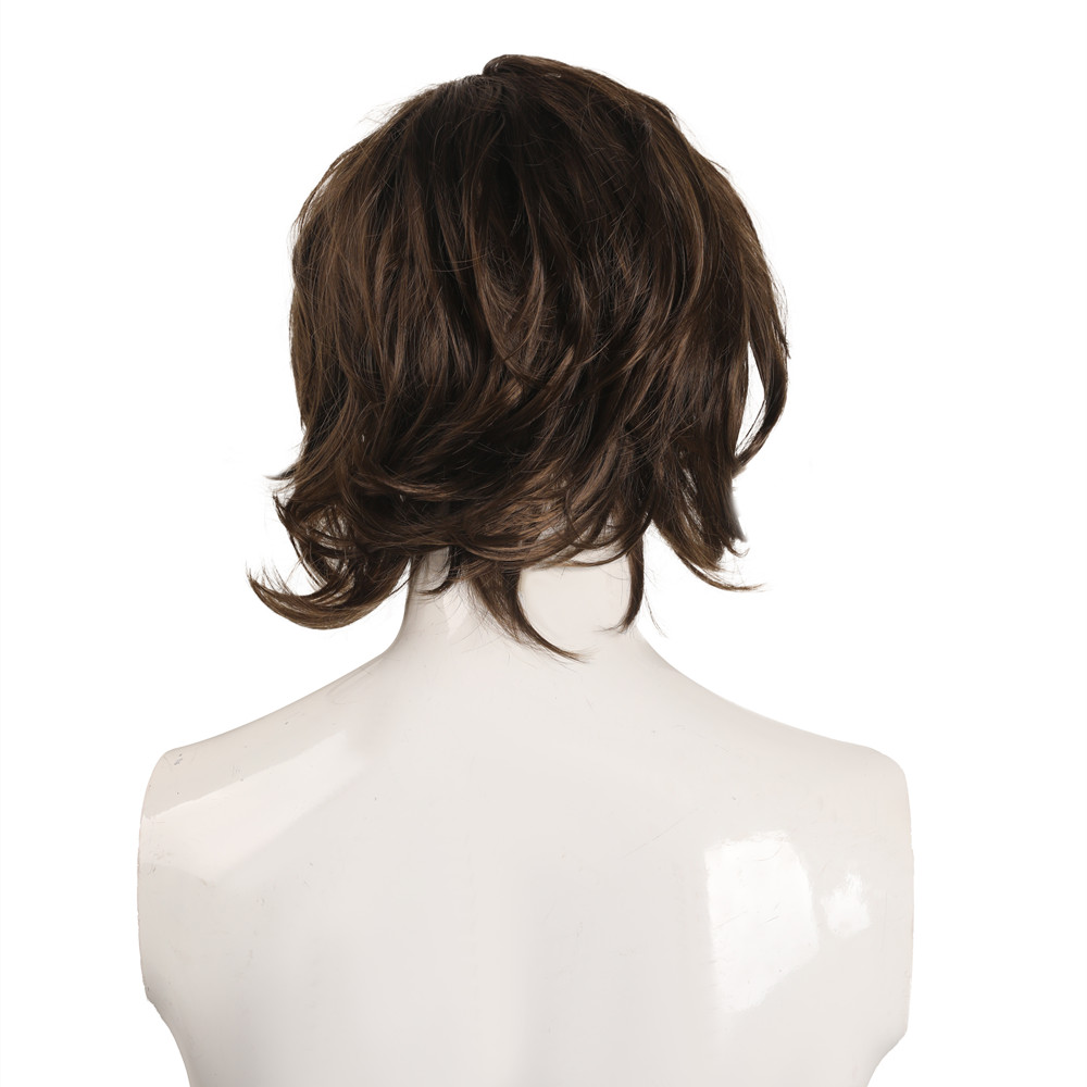 Movie Star Wars Anakin Skywalker Cosplay Wig Heat Resistant Synthetic Hair Halloween Party Props