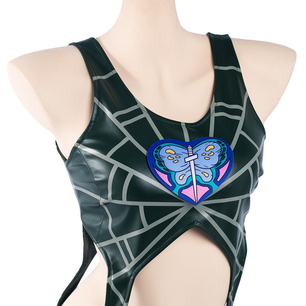 JoJo‘s Bizarre Adventure Jolyne Cujoh Cosplay Costume Outfits Halloween Carnival Suit