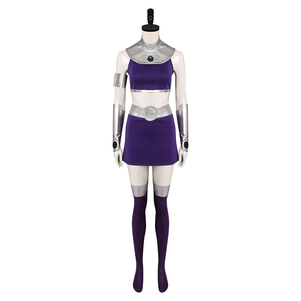 Anime Teen Titans Starfire Cosplay Costume Dress Outfits Halloween Carnival Suits