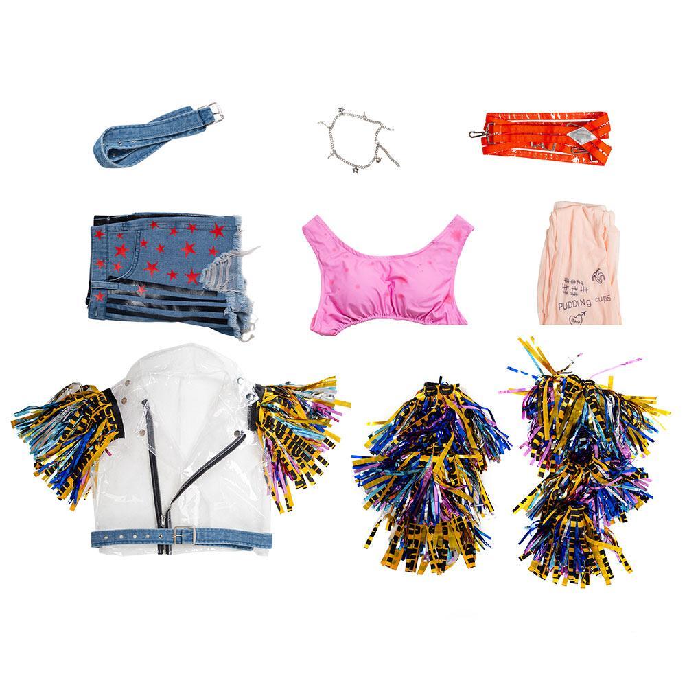Birds of Prey (And the Fantabulous Emancipation of One Harley Quinn) Cheerleader Outfit Cosplay Costume