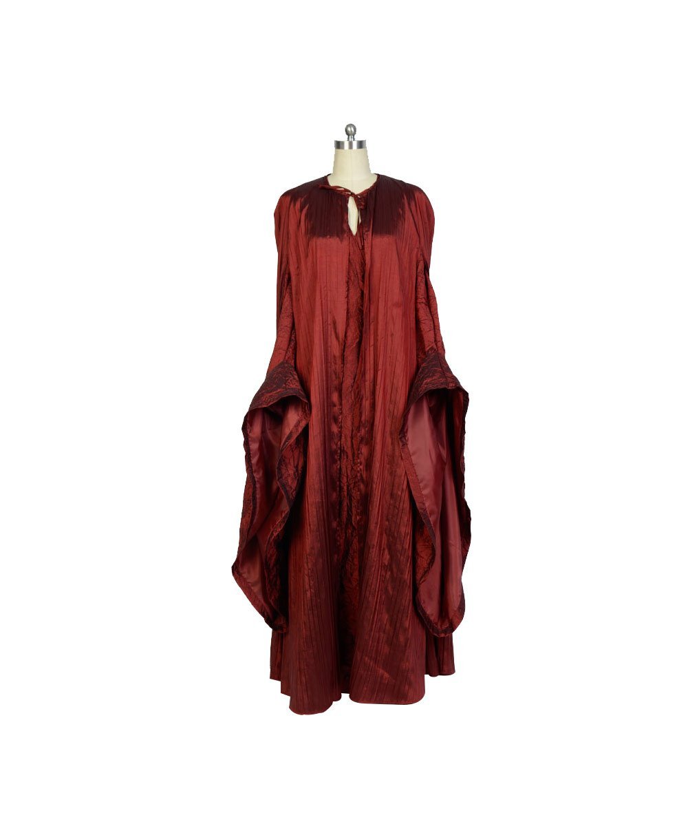 GoT Game of Thrones The Red Woman Melisandre Outfit Cosplay Costume Halloween Carnival Suit
