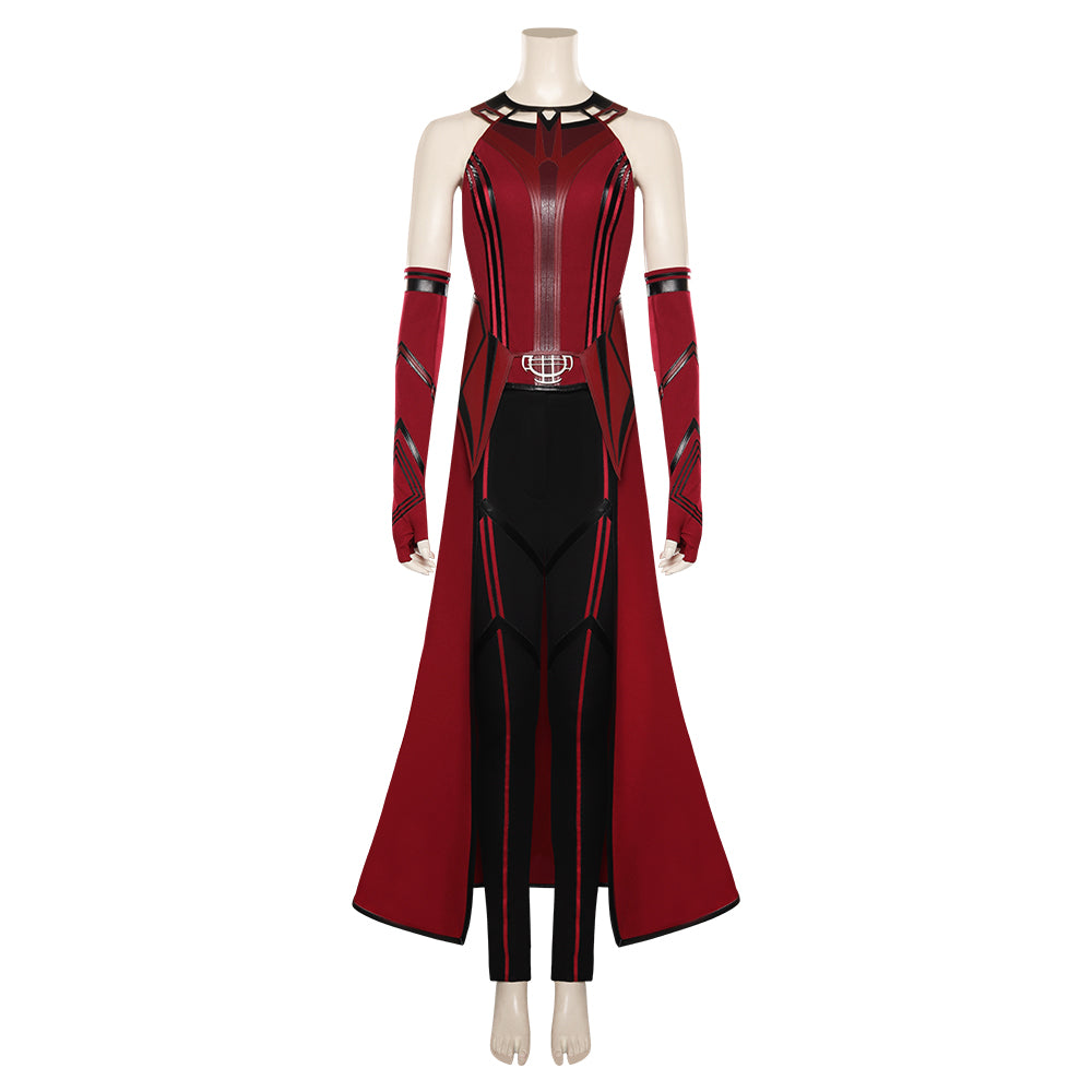 Movie Doctor Strange in the Multiverse of Madness-Scarlet Witch Wanda Cosplay Costume Festival Party  