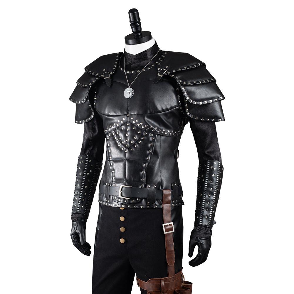 The Witcher Geralt of Rivia Outfit Cosplay Costume Halloween Carnival Suit