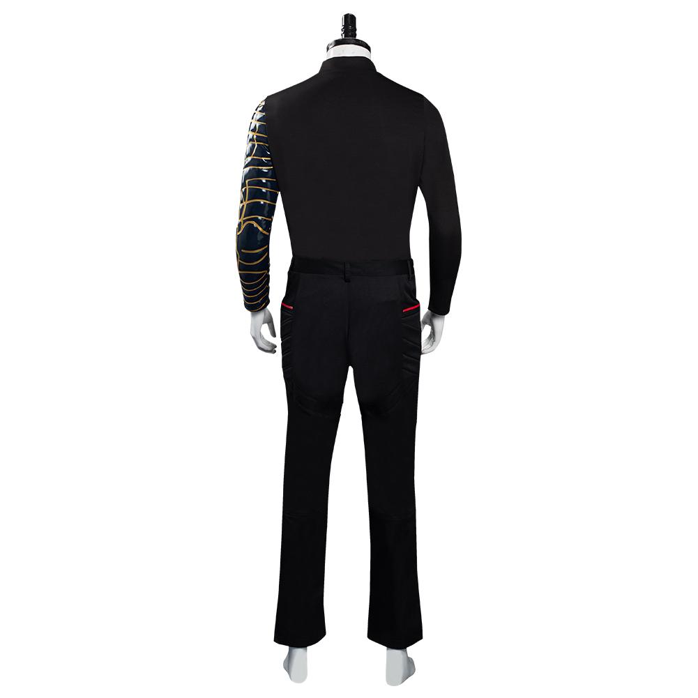 The Falcon and the Winter Soldier Bucky Barnes Cosplay Costume Halloween Carnival Suit