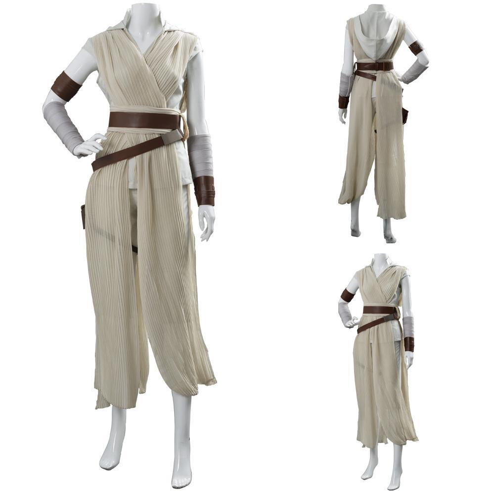 Movie Star Wars:The Rise of Rey Skywalker Cosplay Costume Outfit Dress Suit Uniform