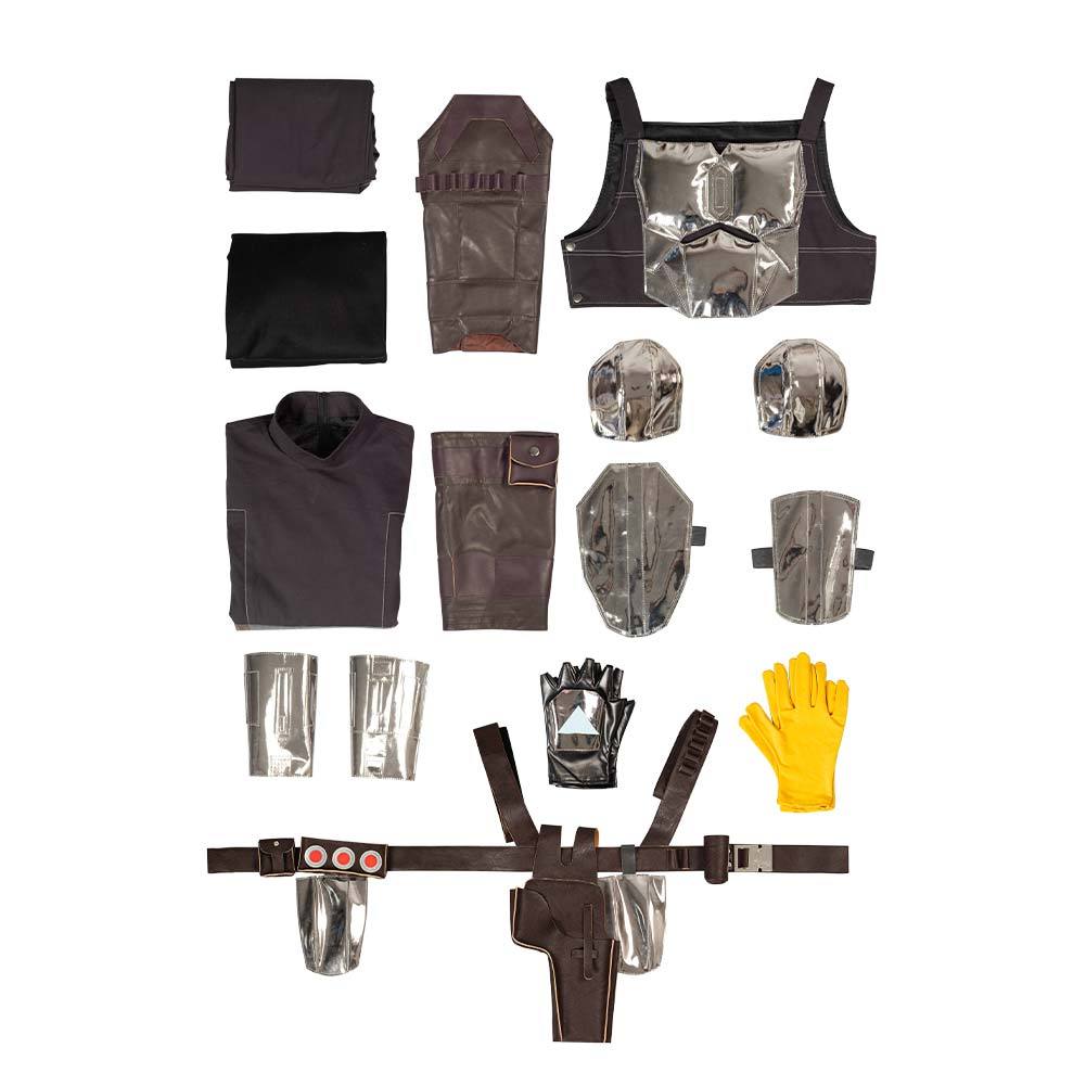 TV The Mandalorian S2 Beskar Armor Uniform Outfits Halloween Carnival Suit Cosplay Costume