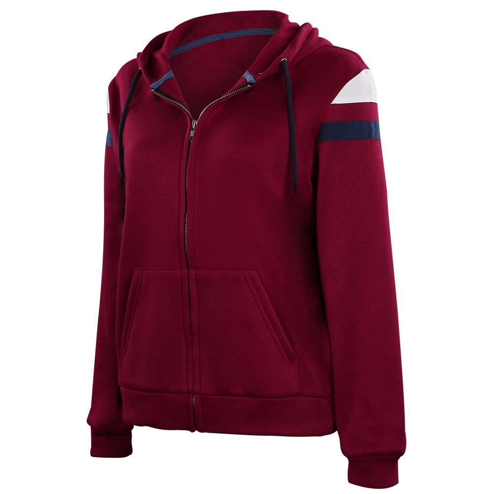 WandaVision-Scarlet Witch Hoodie Cosplay Costume Zip Up Jacket Coat Halloween Carnival Suit