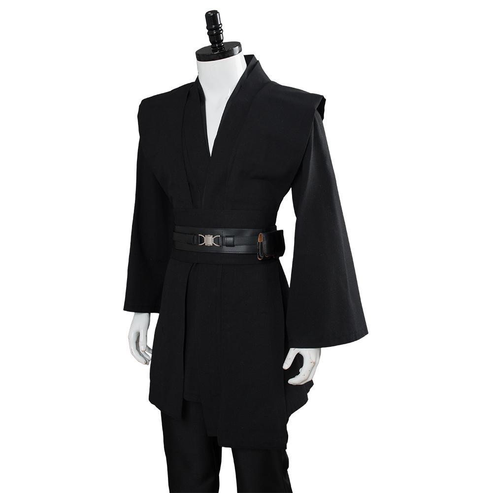 Star Wars Kenobi Jedi TUNIC Cosplay Costume Black Version No Cloak