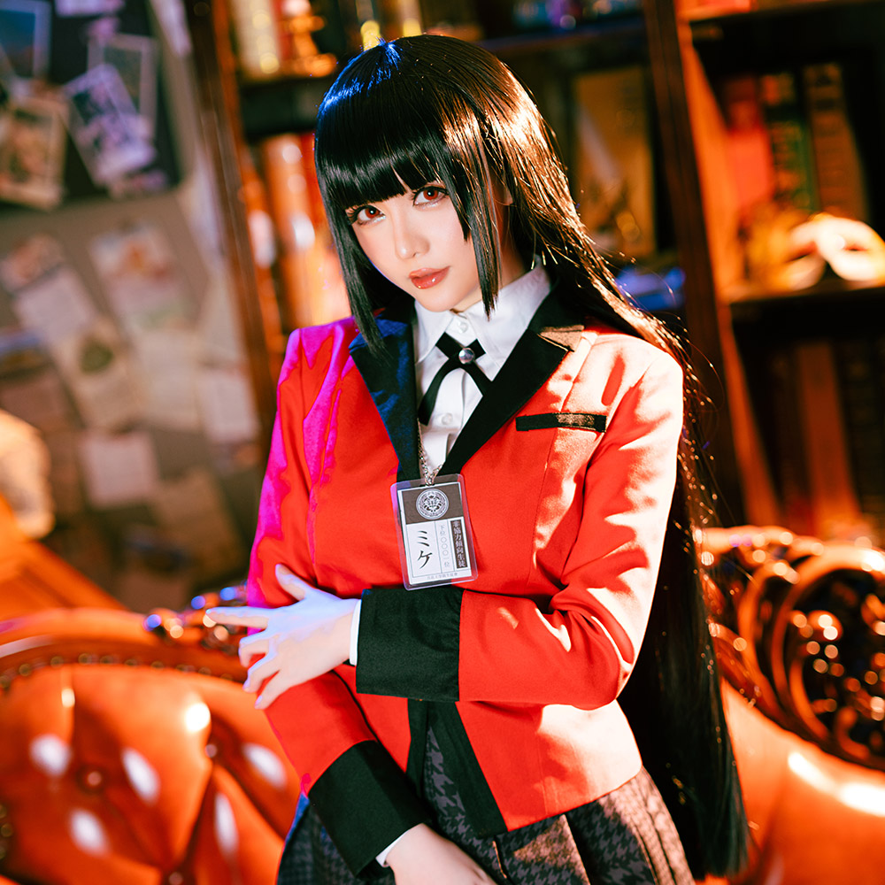Kakegurui: Compulsive Gambler Jabami Yumeko/Meari Saotome Uniform Skirt Outfits Cosplay Costume Halloween Carnival Suit