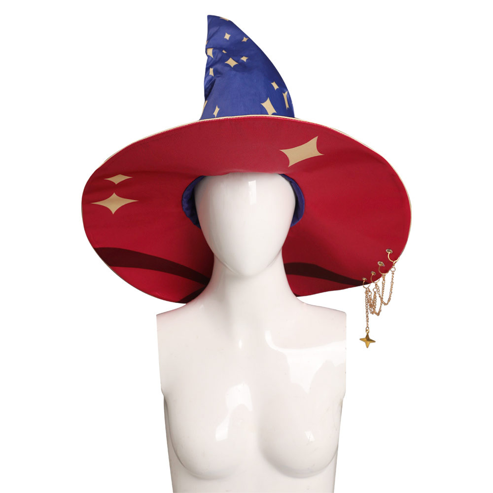 Game Genshin Impact Mona Cosplay Costume Witch Dress Outfits Halloween Carnival UUstyle®