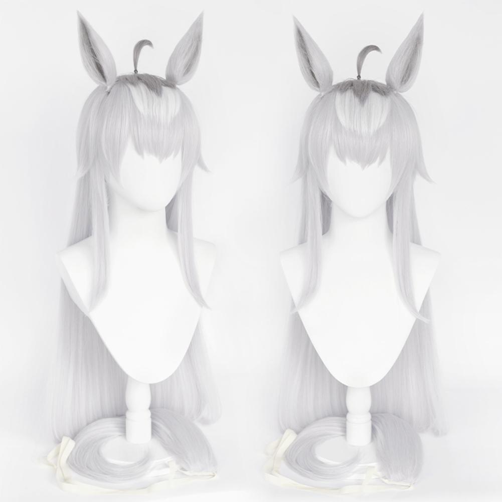 Anime Pretty Derby Oguri Cap Cosplay Wig Heat Resistant Synthetic Hair Carnival Halloween Party