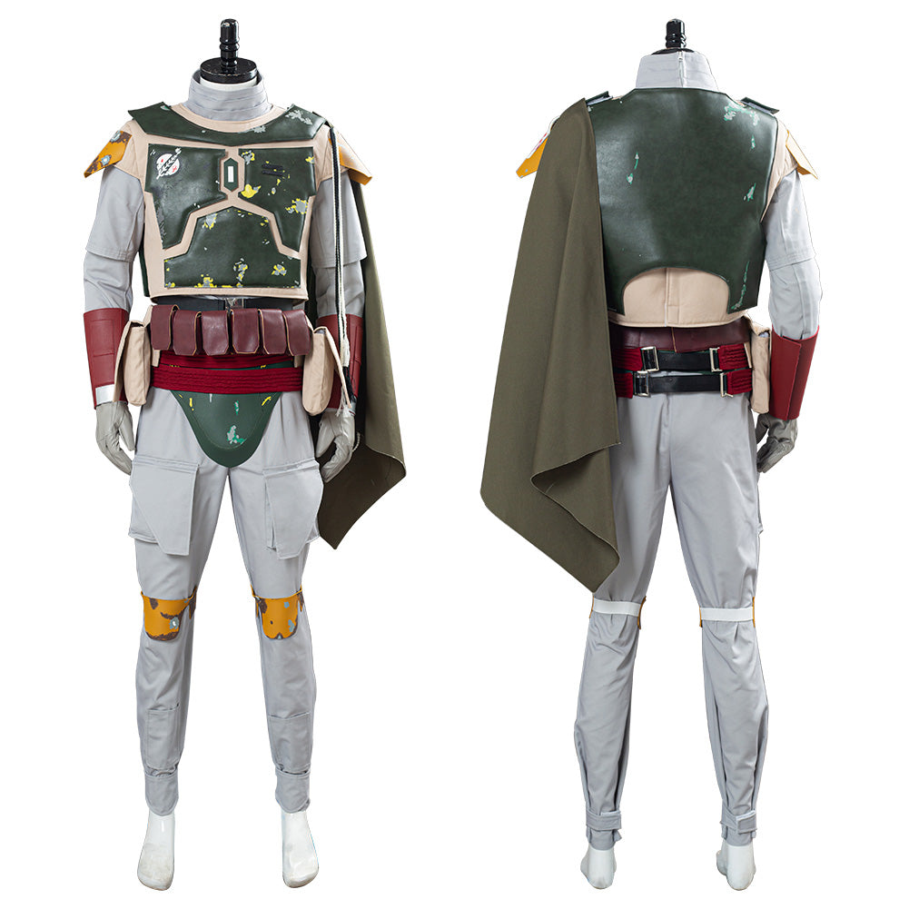 Movie Star Wars The Book of Boba Fett Halloween Carnival Suit Cosplay Costume