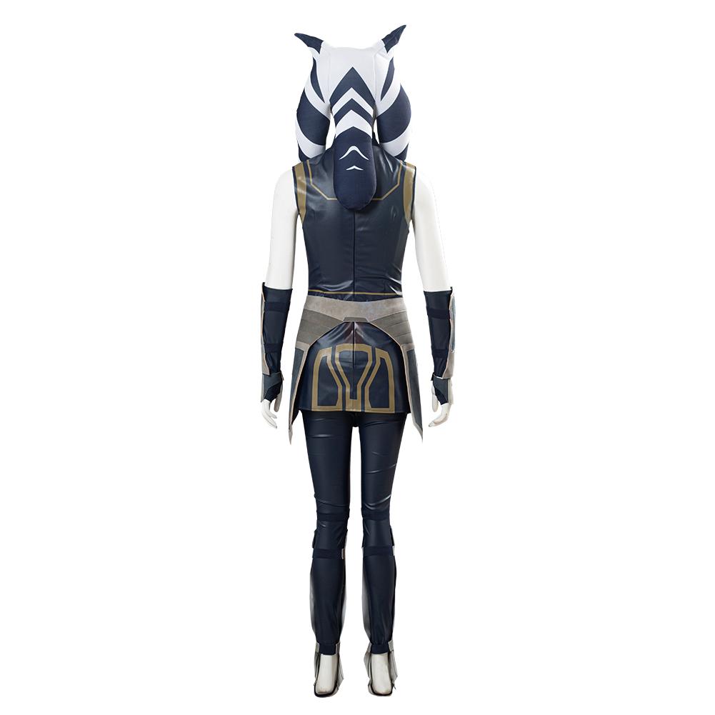 TV Star Wars: Clone Wars Season 7 Ahsoka Tano Outfits Cosplay Costume Halloween Carnival Suit