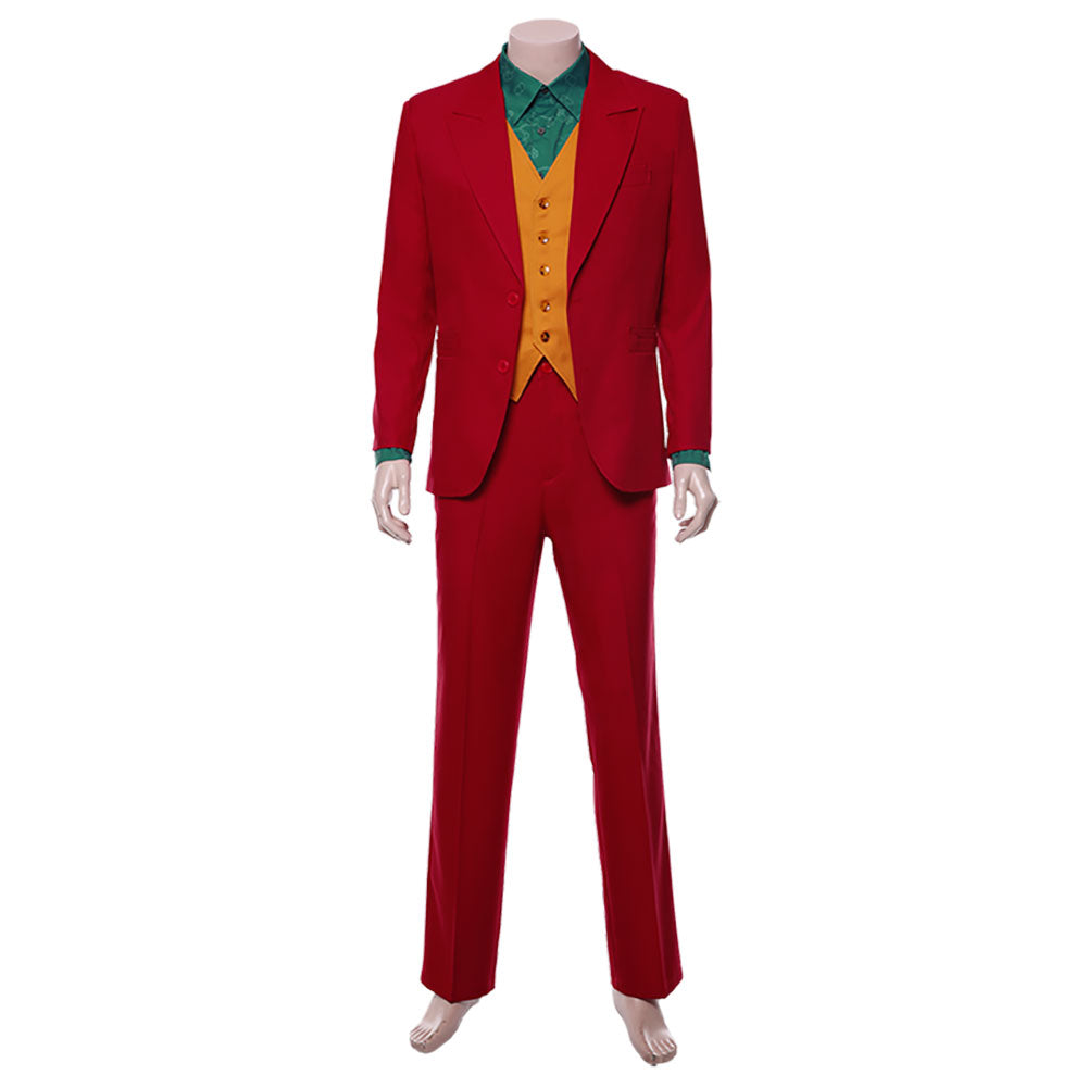 Movie Joker Joaquin Phoenix Arthur Fleck Cosplay Costume Festival Party Outfit Christmas Carnival 