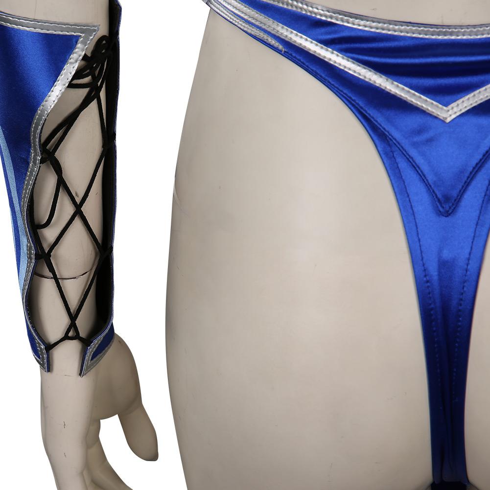 Game Mortal Kombat Kitana Outfits Halloween Carnival Suit Cosplay Costume