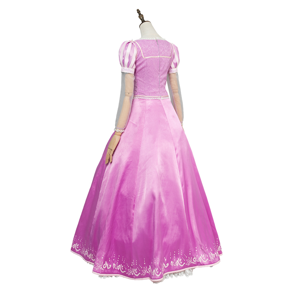 Movie Tangled Rapunzel Tangled Ever After Cosplay Dress Costume Pink