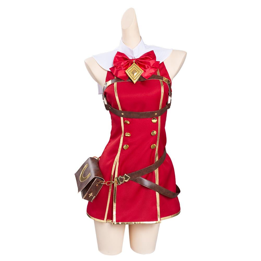 Anime Pretty Derby Gold Ship Cosplay Costume Skirt Dress Festival Carnival Christmas