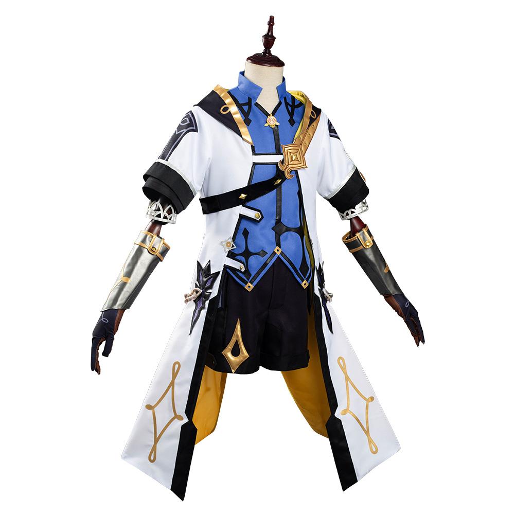 Game Genshin Impact Albedo Outfits Cosplay Costume Halloween Carnival Costume