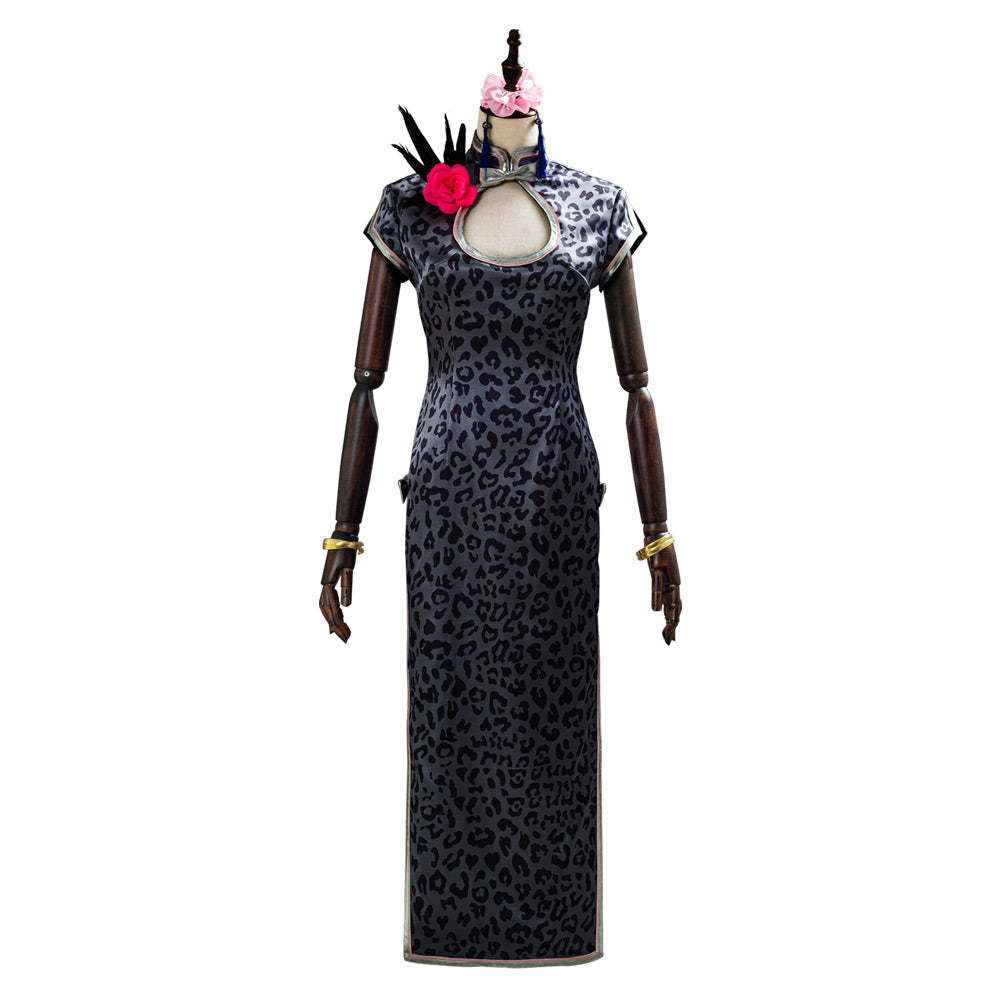 Game Final Fantasy VII Remakes Tifa Lockhart Cheongsam Outfit Cosplay Costume