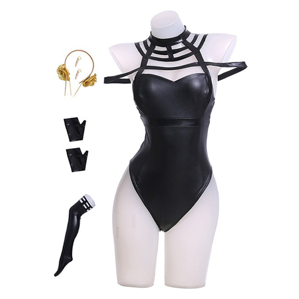 Anime Spy Family Yor Forger Cosplay Costume Bunny Girls Jumpsuit Outfits Halloween Carnival Suit