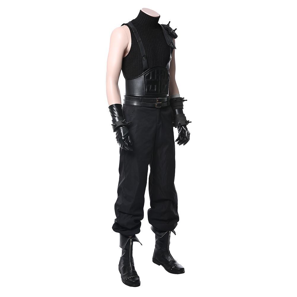 Game Final Fantasy VII Remake Version Cloud Strife Halloween Carnival Suit Cosplay Costume