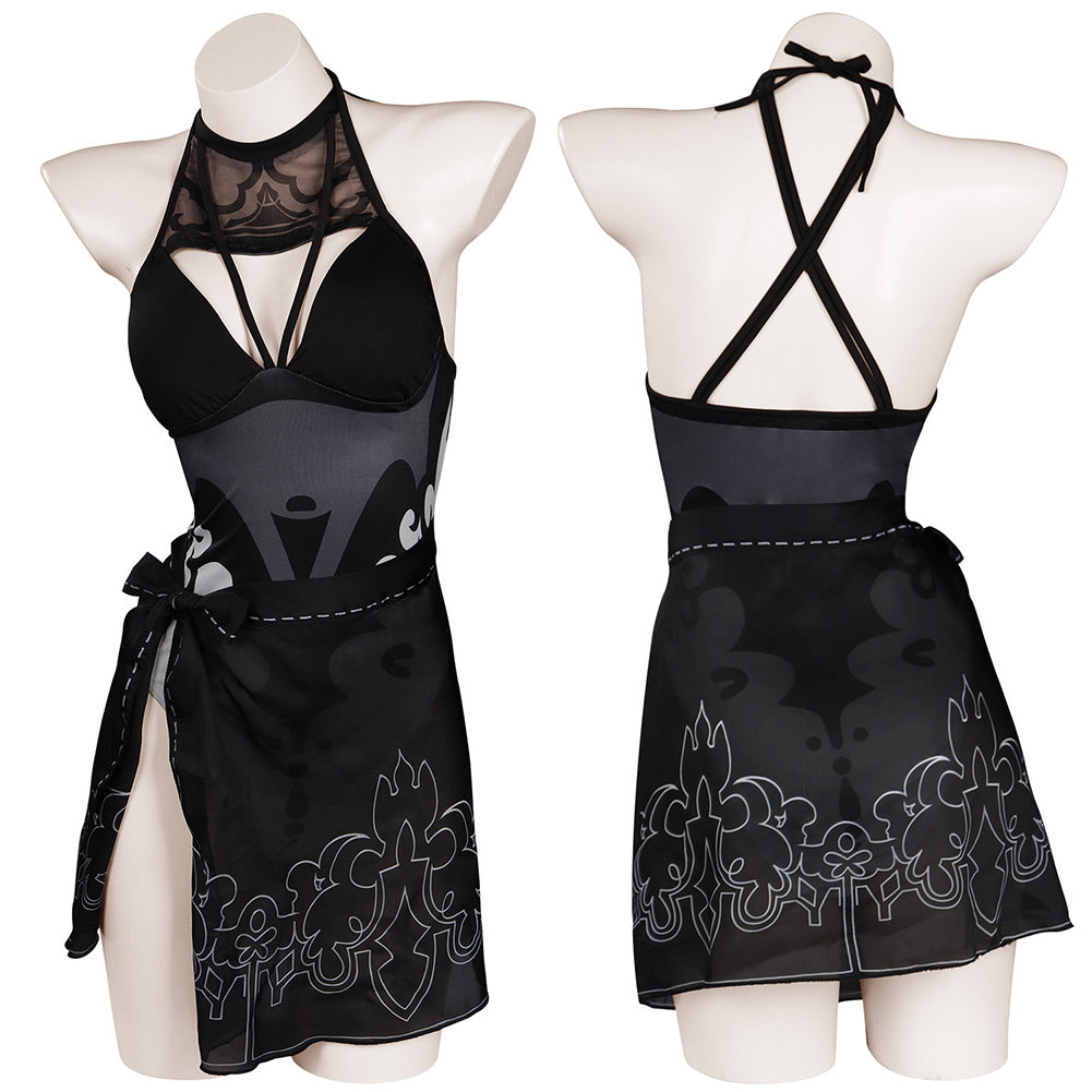 Game Nier: Automata YoRHa No.2 Cosplay Party Costume Swimsuit Set Festival UUstyle®