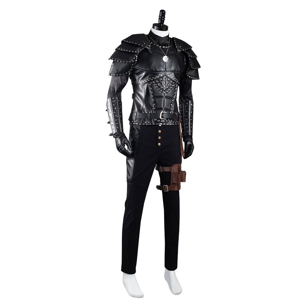 The Witcher Geralt of Rivia Outfit Cosplay Costume Halloween Carnival Suit