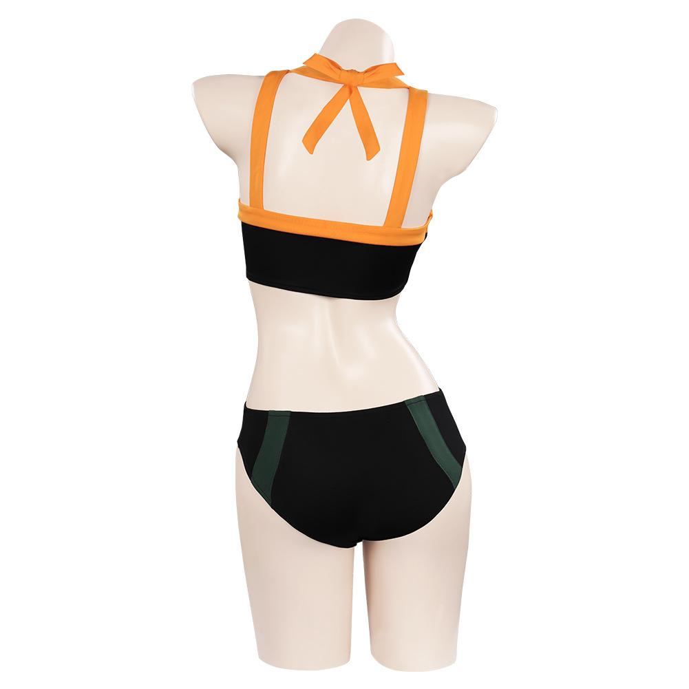 Anime My Hero Academia Bakugou Katsuki Cosplay Costume Swimsuit Outfits Halloween Carnival Suit