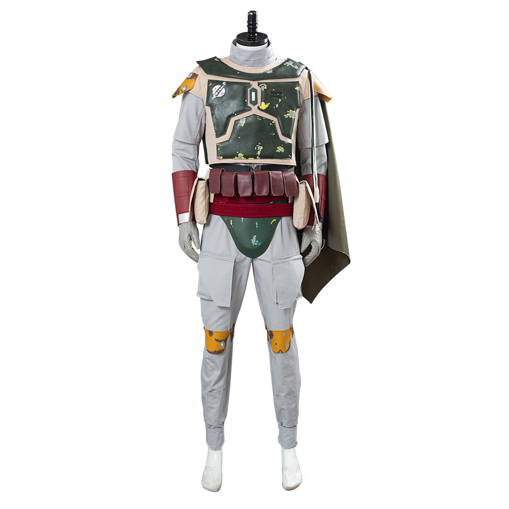 Movie Star Wars The Book of Boba Fett Halloween Carnival Suit Cosplay Costume