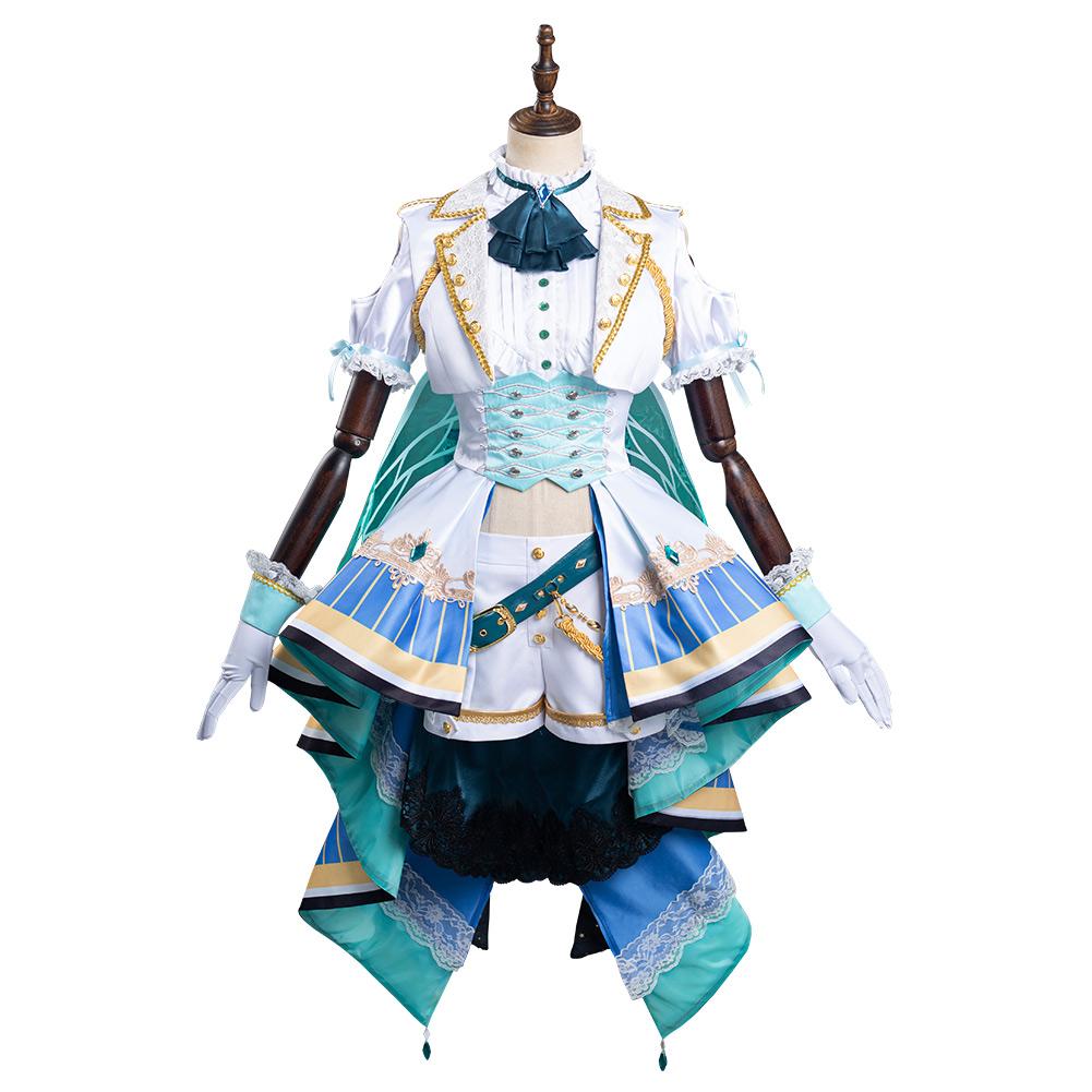 Anime Pretty Derby Mejiro McQueen Cosplay Costume Skirt Dress Festival Carnival Christmas Outfit