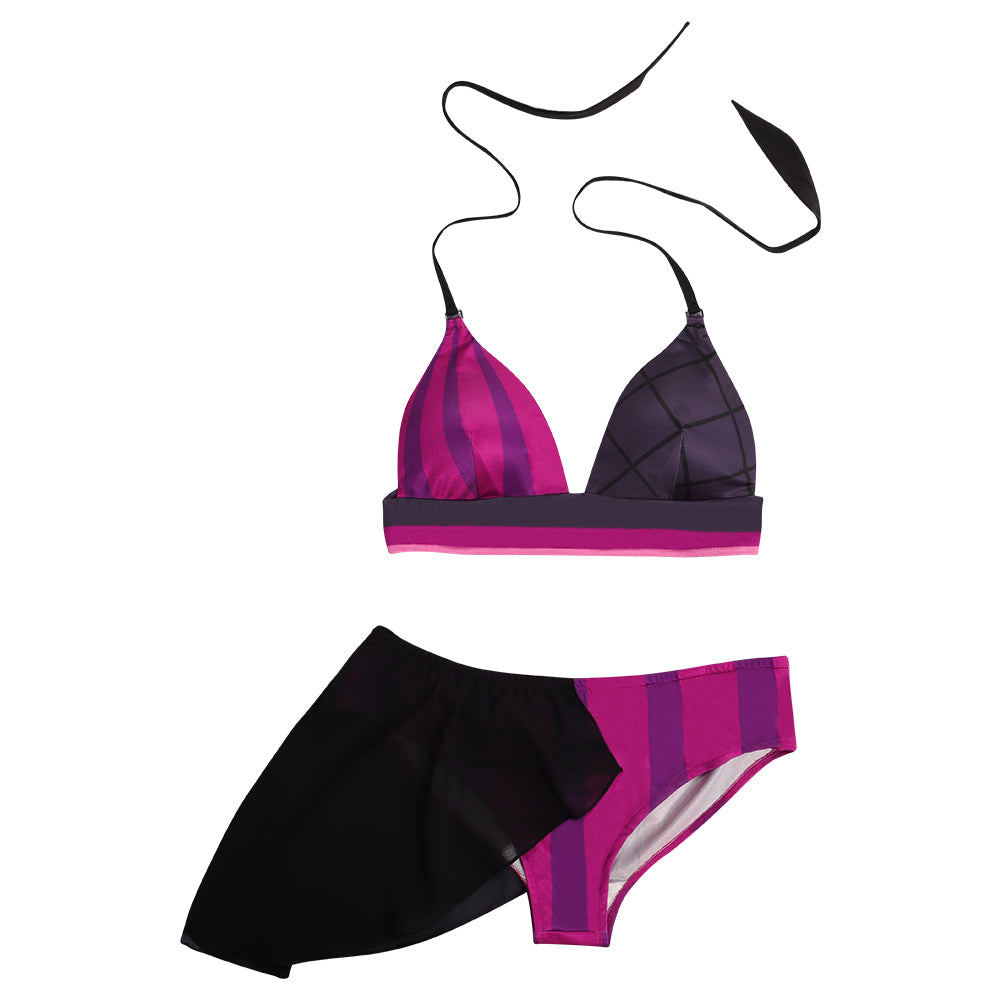 Game League of Legends Jinx Cosplay Party Costume Swimsuit Set Festival UUstyle®