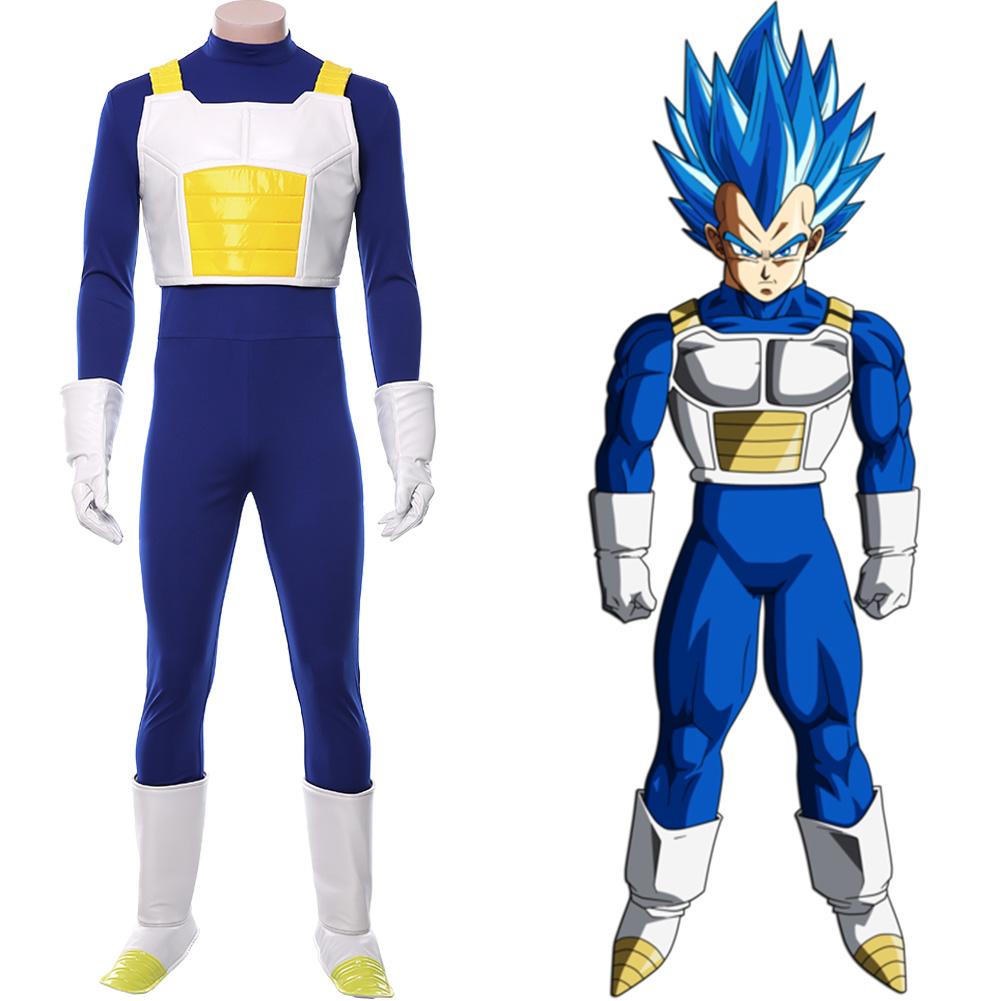 Anime DRAGON BALL Dragonball Z Vegeta IV Outfit Cosplay Costume Halloween Carnival Suit