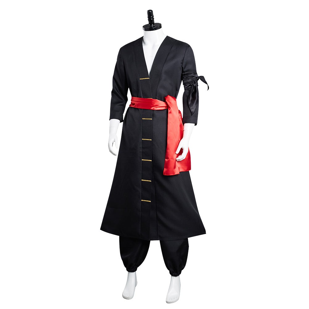 Anime One Piece Wano Country Roronoa Zoro Kimono Cosplay Costume Outfit Festival Christmas Carnival Party