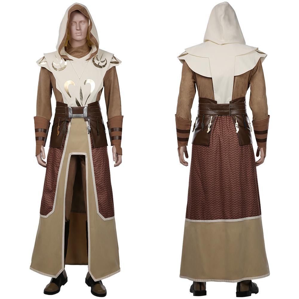 Movie Star Wars: The Clone Wars-Jedi Temple Guard Coat Uniform Outfits Cosplay Costume Halloween Carnival Suit