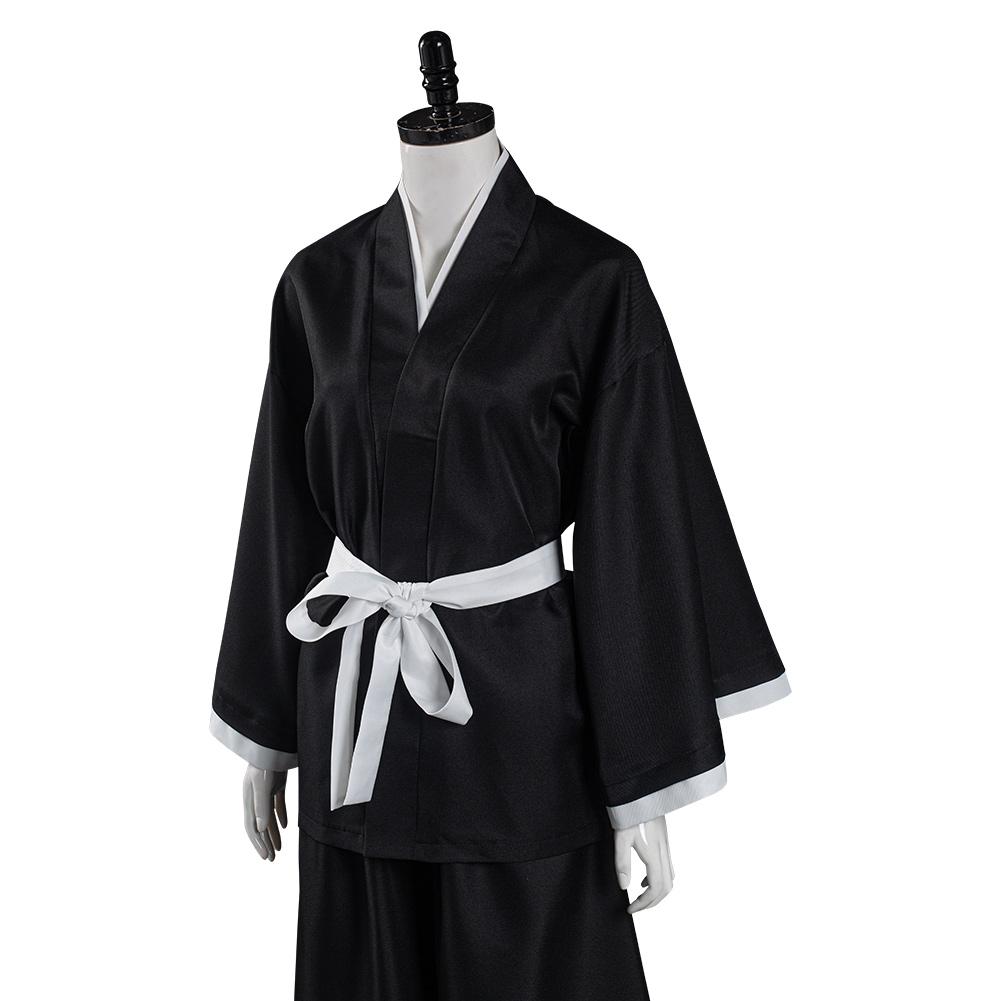 Bleach Kuchiki Rukia Japanese Kimono Outfits Cosplay Costume Halloween Carnival Suit