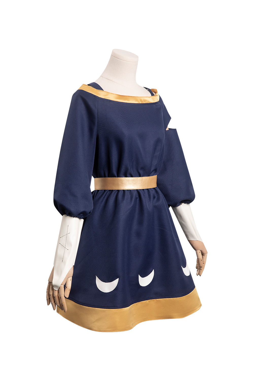 Anime The Owl House Kids Amity Blue Dress Outfits Halloween Carnival Suit Cosplay Costume
