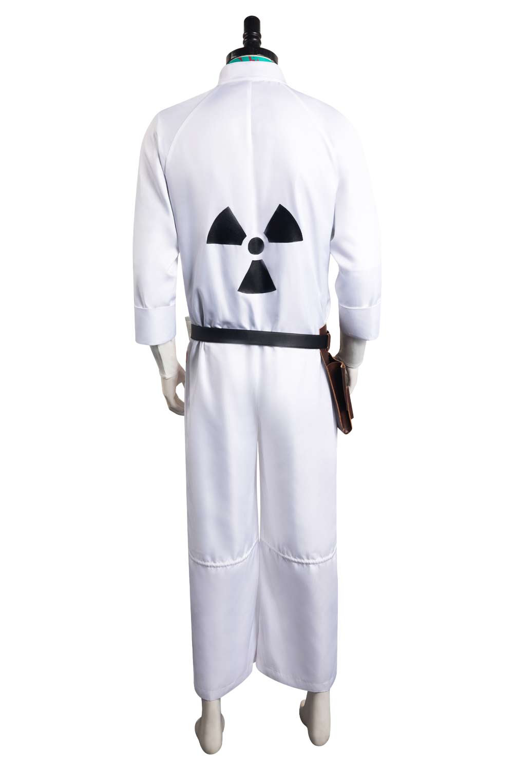 Doc Brown Men Jumpsuit Outfits Halloween Carnival Suit  Cosplay Costume