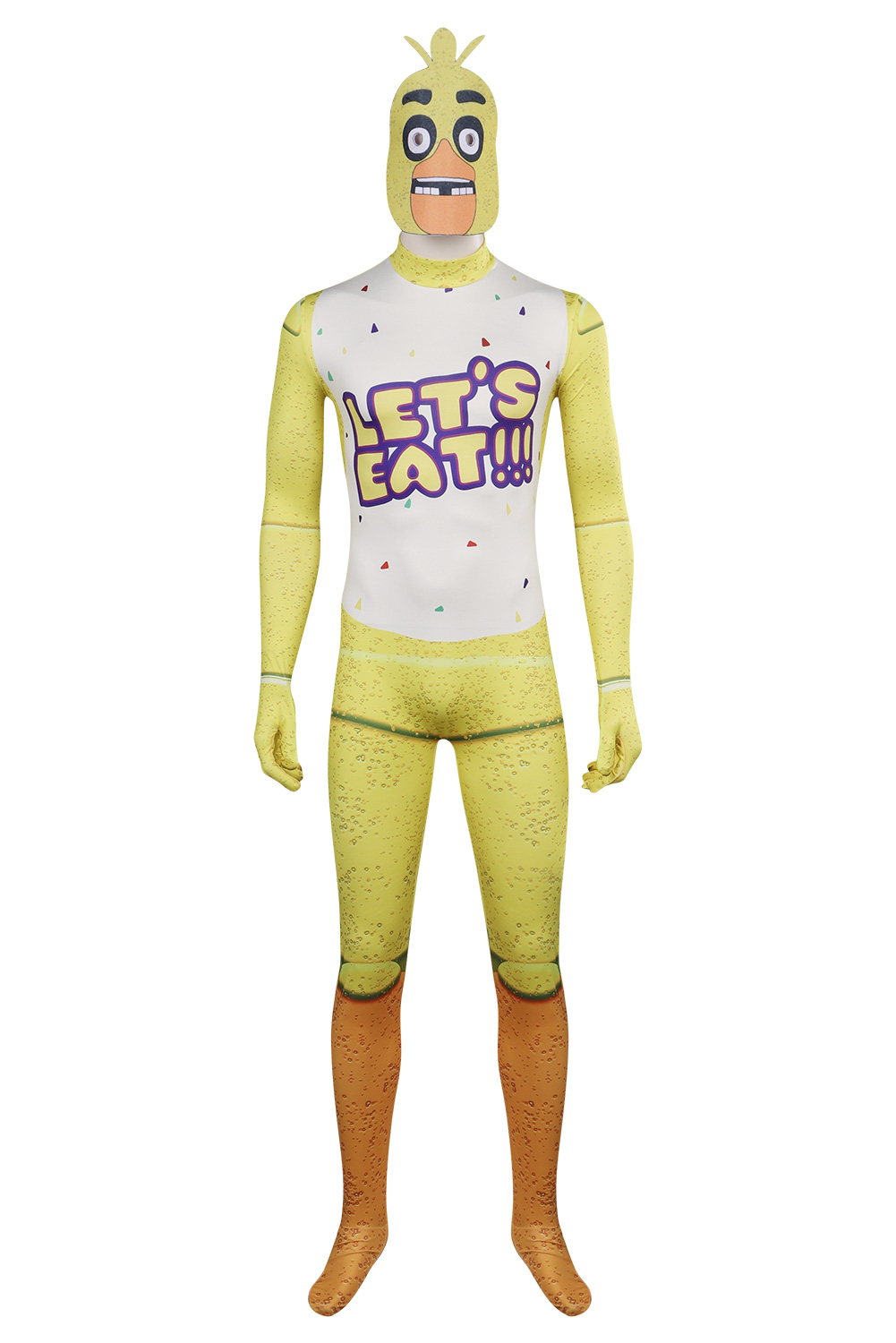 Game Five Nights at Freddy's Chica Jumpsuits Outfits Halloween Carnival Suit Cosplay Costume