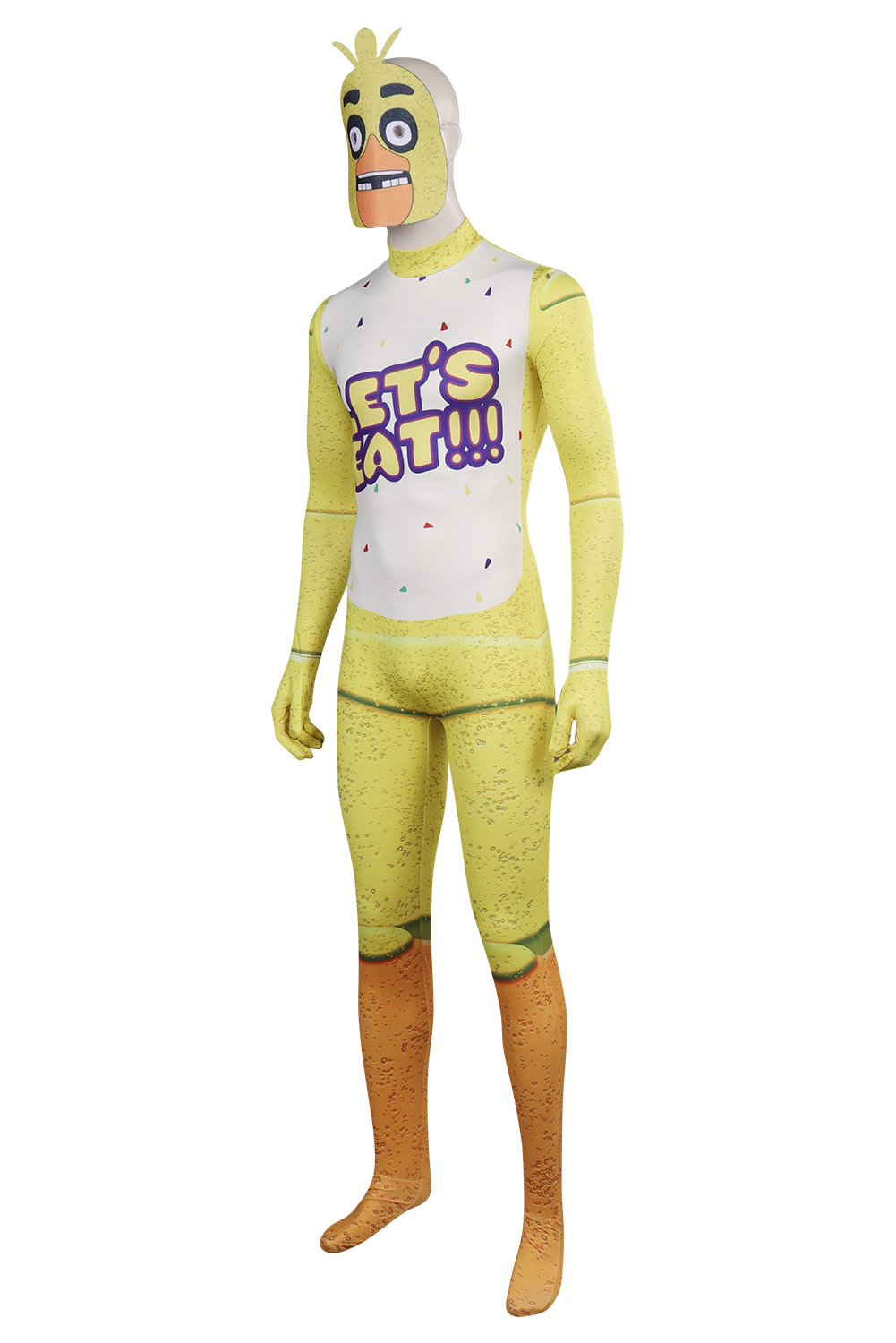 Game Five Nights at Freddy's Chica Jumpsuits Outfits Halloween Carnival Suit Cosplay Costume