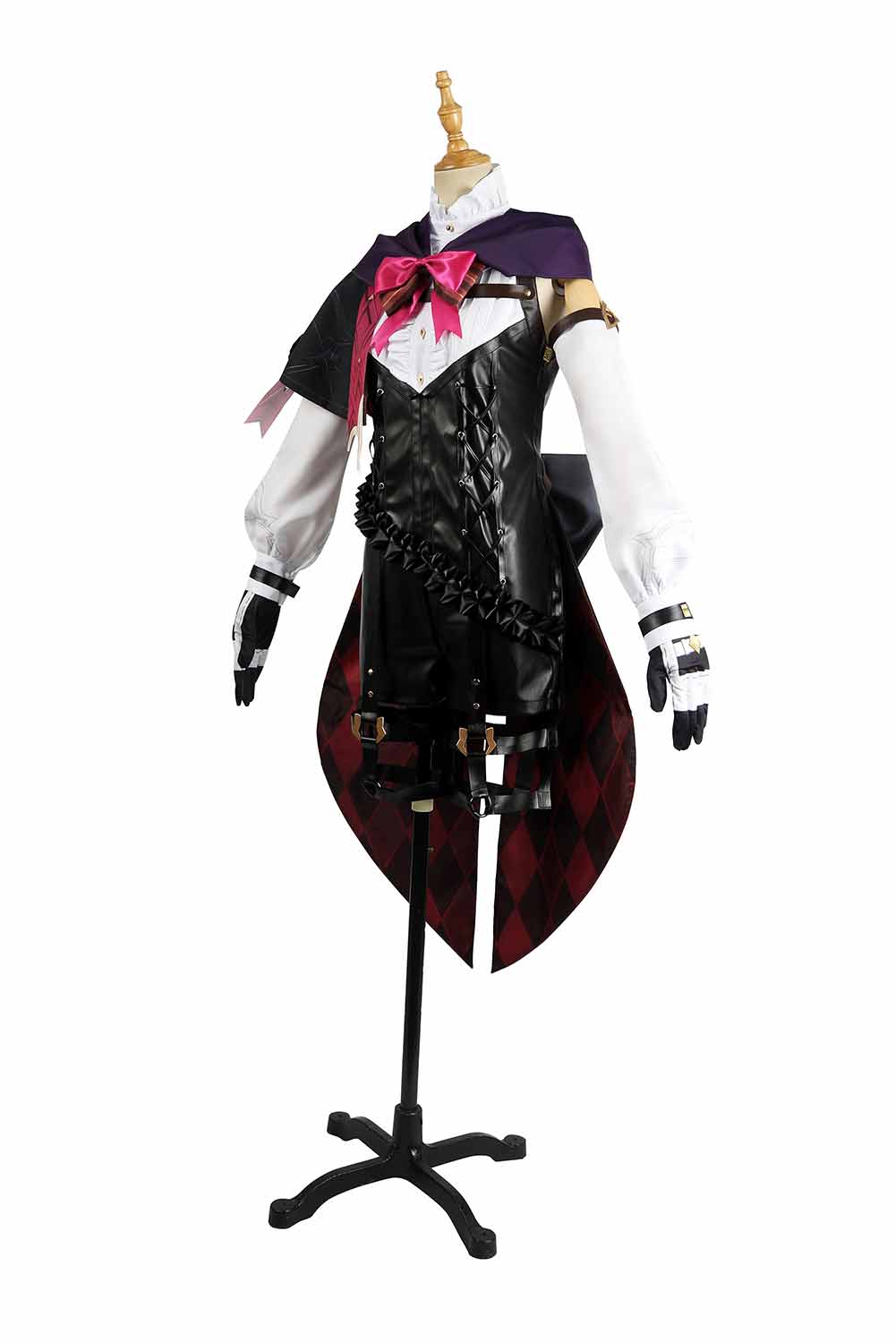 Game Genshin Impact Lyney Outfits Halloween Carnival Suit Cosplay Costume