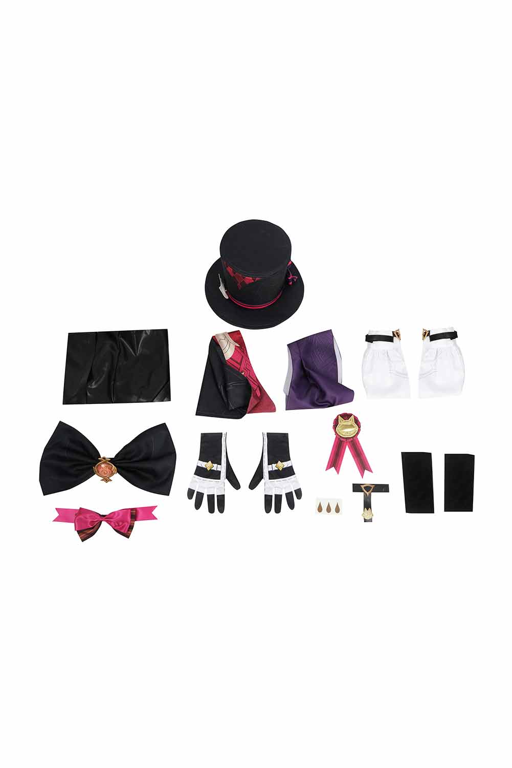 Game Genshin Impact Lyney Outfits Halloween Carnival Suit Cosplay Costume