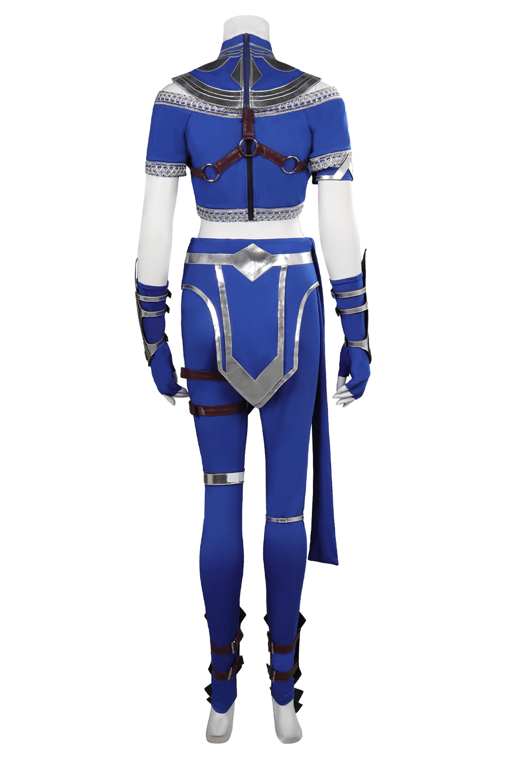 Game Mortal Kombat Kitana Blue Cosplay Costume Outfits Halloween Carnival Suit Cosplay Costume