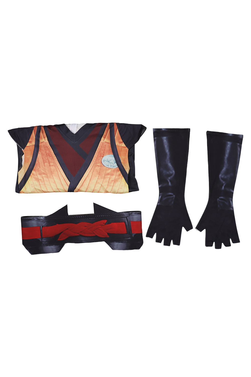 Game Mortal Kombat Scorpion Printed Jumpsuit Outfits Halloween Carnival Suit Cosplay Costume