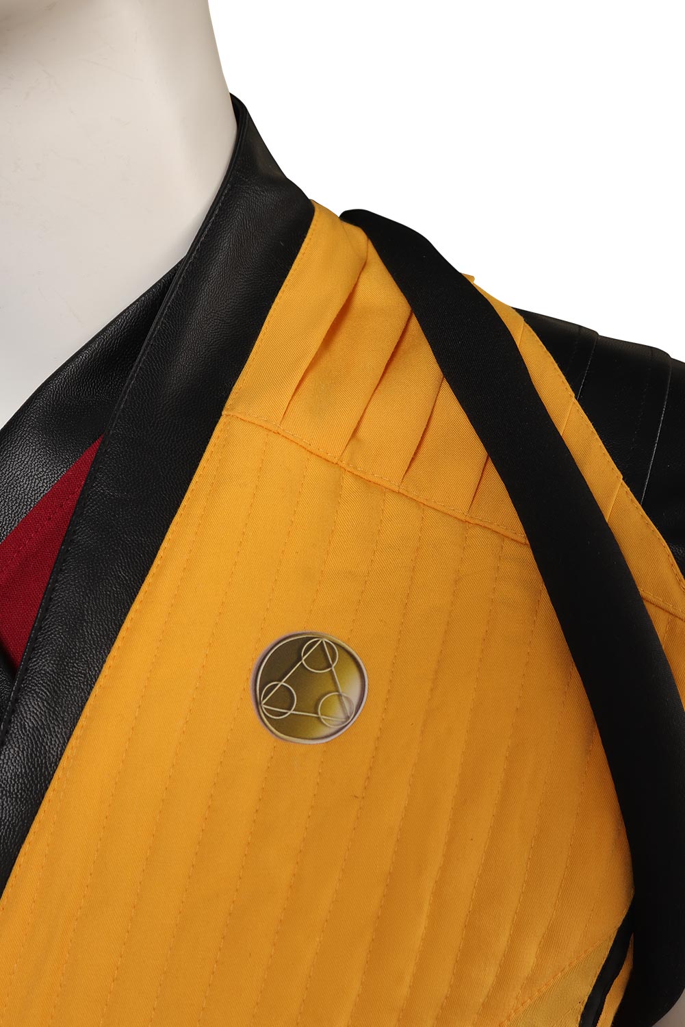 Game Mortal Kombat Scorpion Vest Pants Belt Outfits Halloween Carnival Suit Cosplay Costume